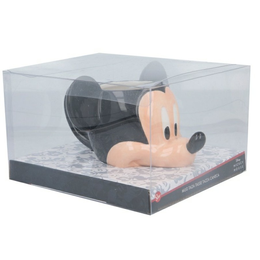 MicHot Mouse 3D Ceramic Mug 360 Ml In Mickey Head Gift Box | Cups