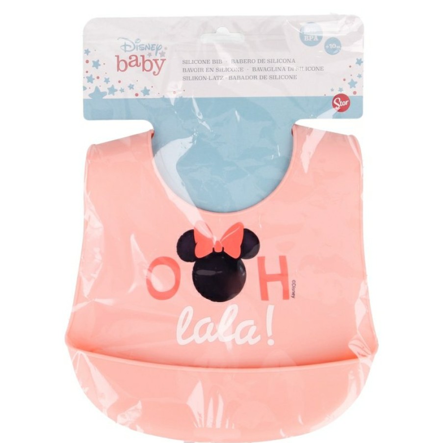 Minnie Mouse Minnie Indigo Dreams Silicone Bib | Bibs