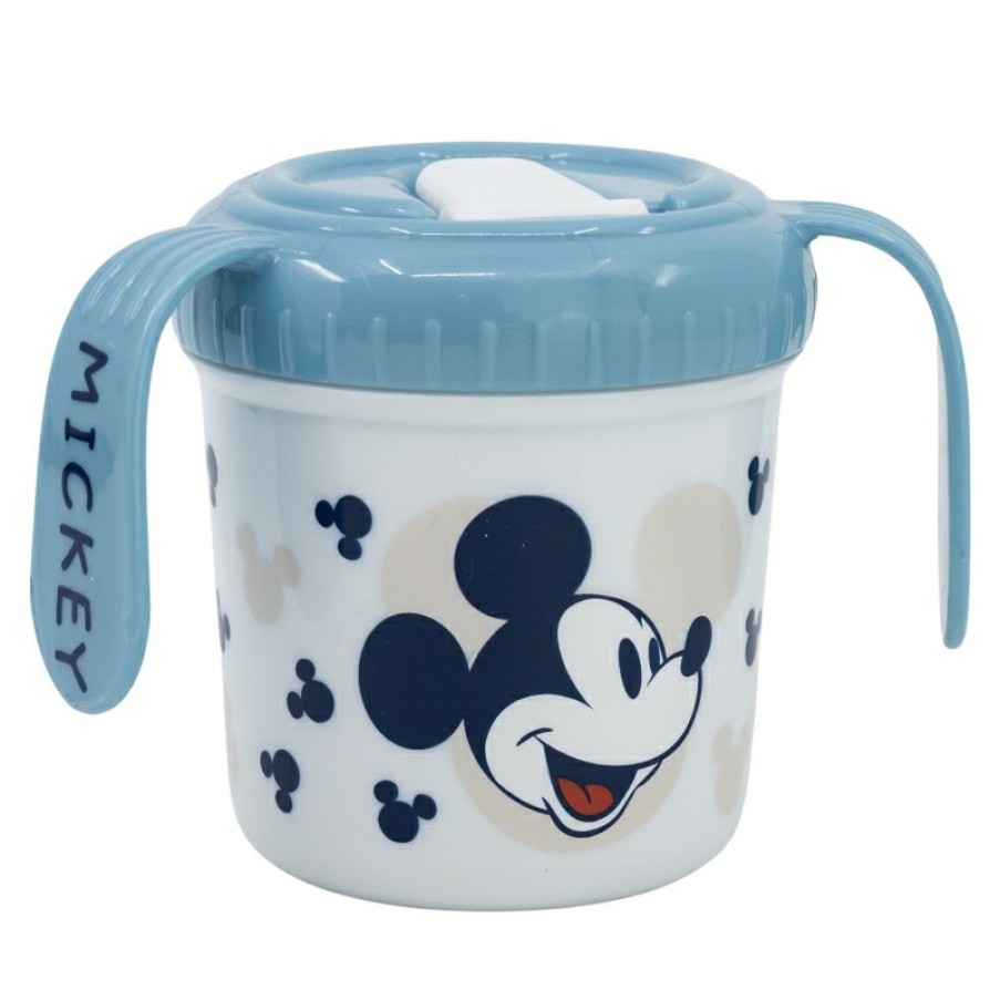 MicOnline Mouse Training Mug 250 Ml Mickey Mouse Full Of Smiles | Training Cups And Cups