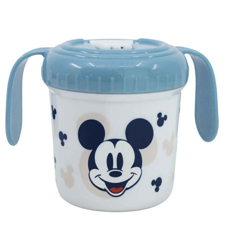 MicOnline Mouse Training Mug 250 Ml Mickey Mouse Full Of Smiles | Training Cups And Cups