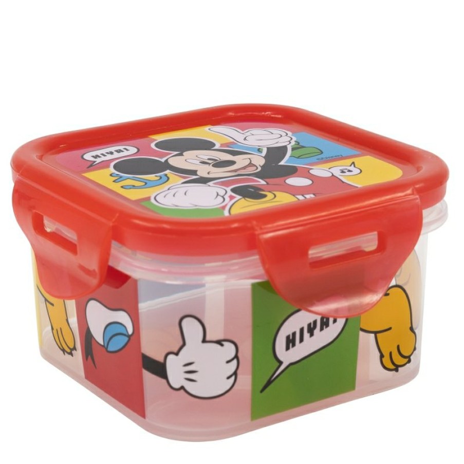 MicHot Mouse Square Container 290 Ml Mickey Mouse Better Together | Airtight Containers