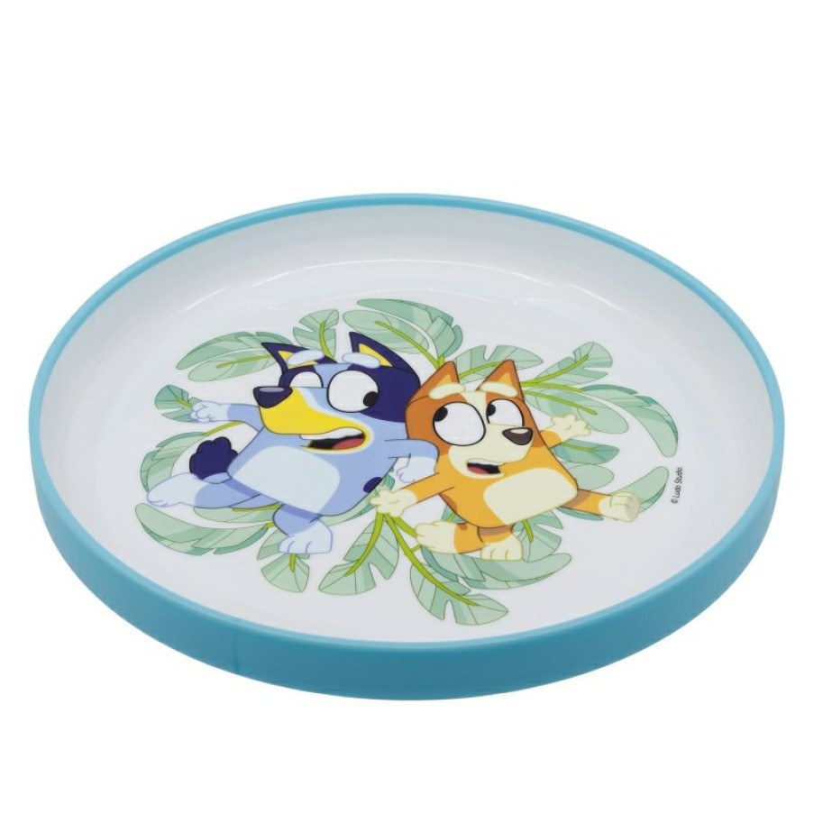 Bluey Premium Bicolor Bluey Non-Slip Plate | Dishes