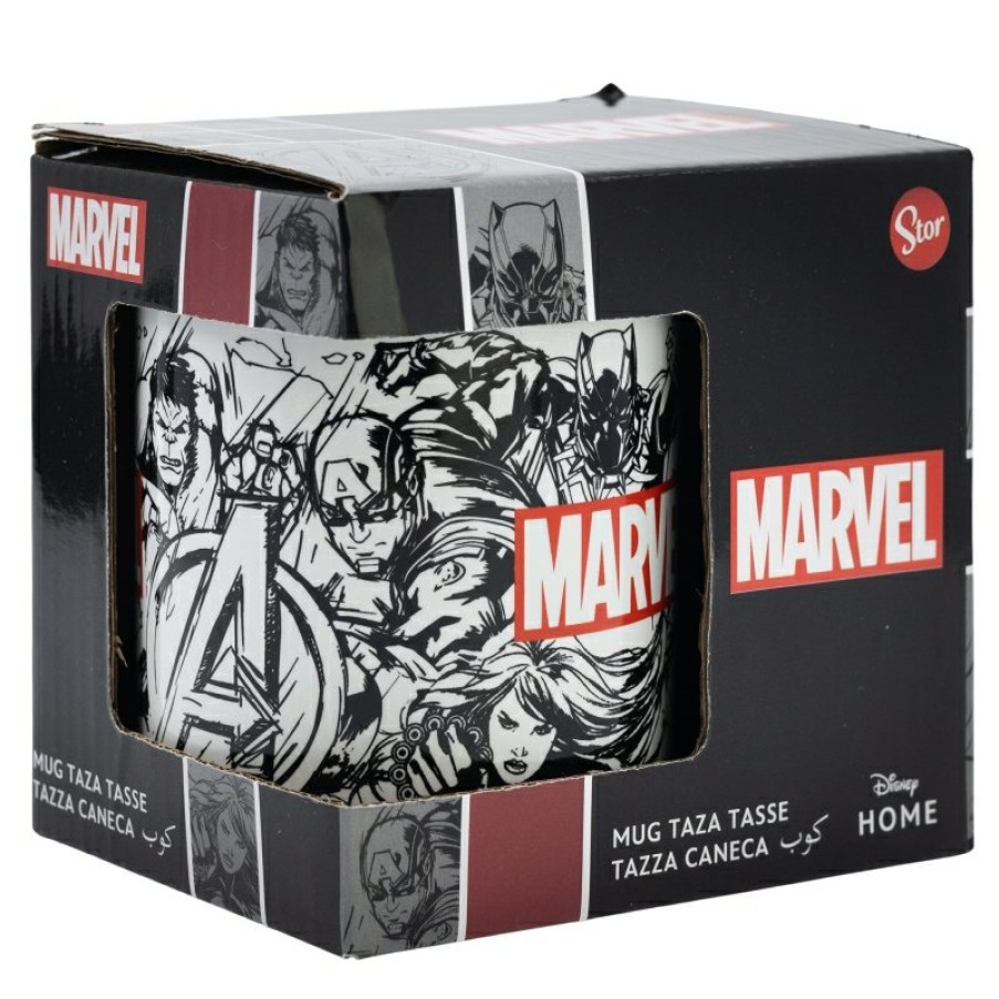 Avengers Ceramic Mug 325 Ml In Marvel Pattern Gift Box Now | Cups